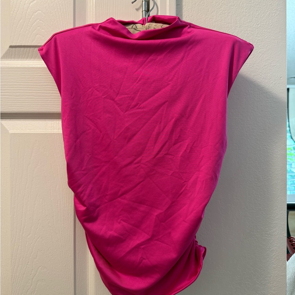 Fashion Nova Vibrant Pink Blouse